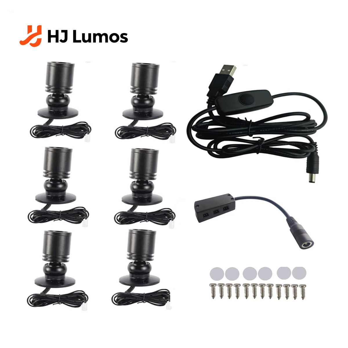 Model Kit Display Case - 1-zu-6/10 Dimmbare LED-Spotlights USB Mini-Schrankbeleuchtung 5V