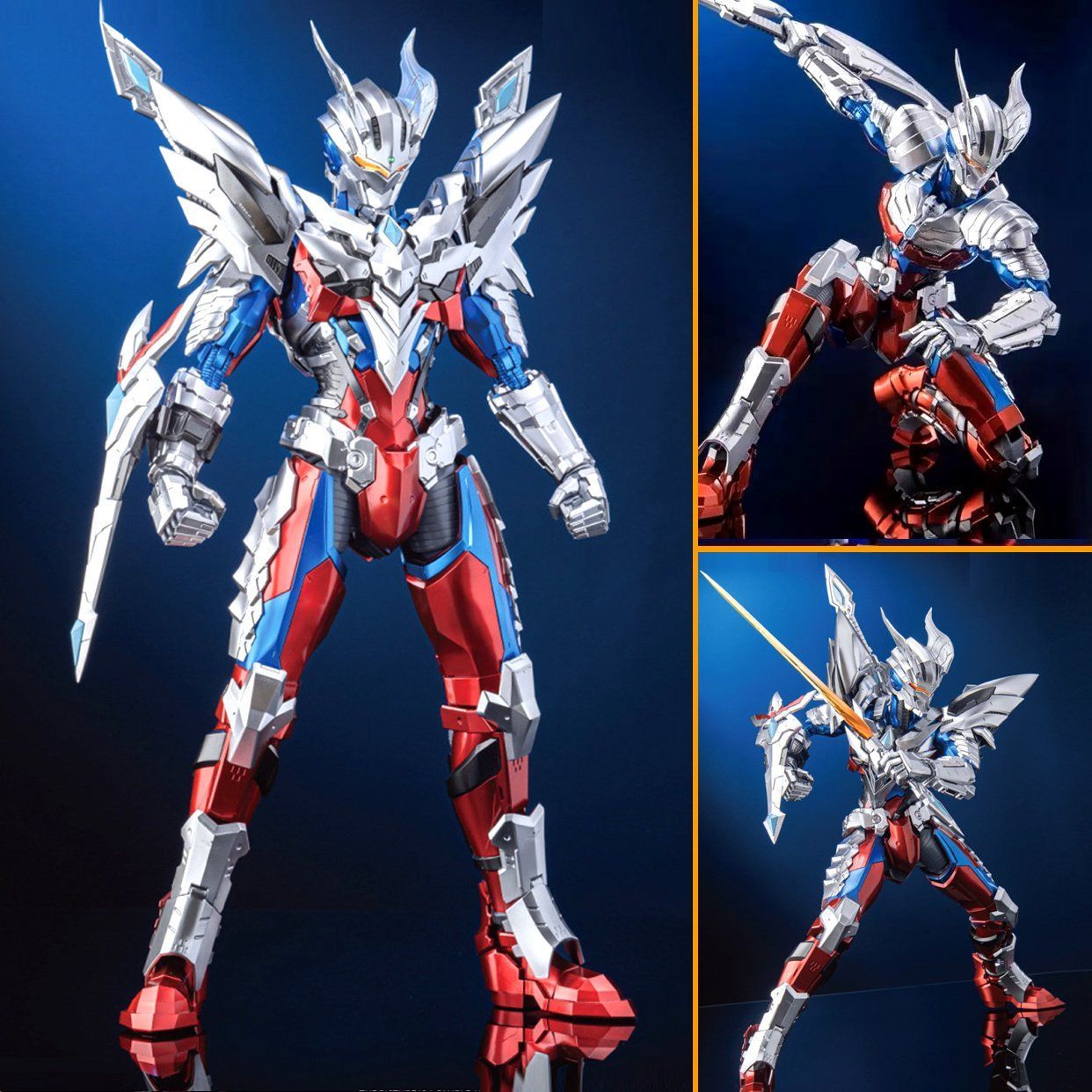 Model Kit Zero Megaman - Ultraman Zero Ultimate Mech Figur mit