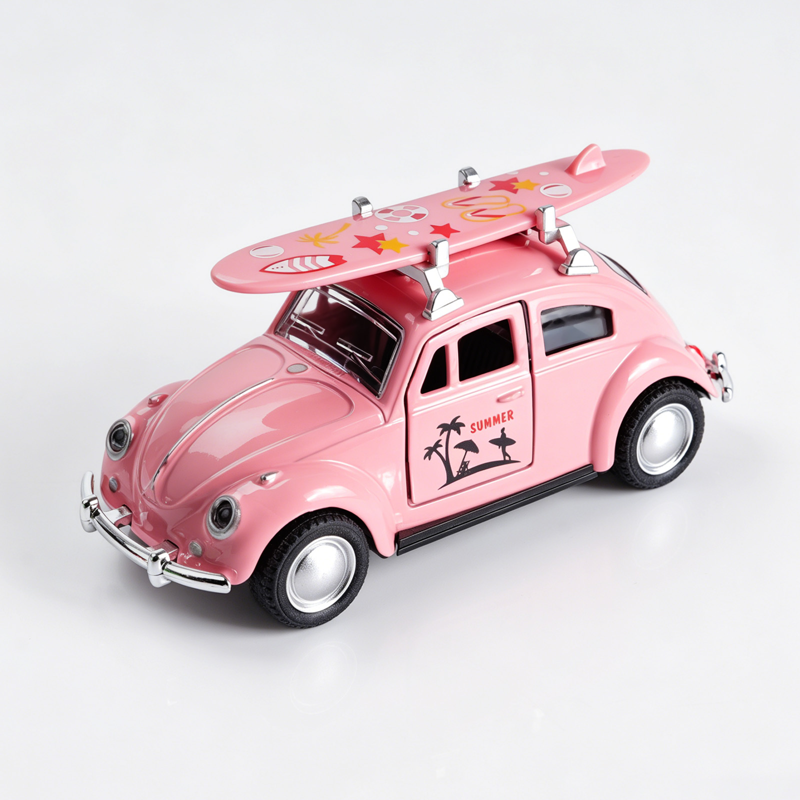 Model Kit Volkswagen - 1:36 Rosa Volkswagen Käfer Modellauto mit