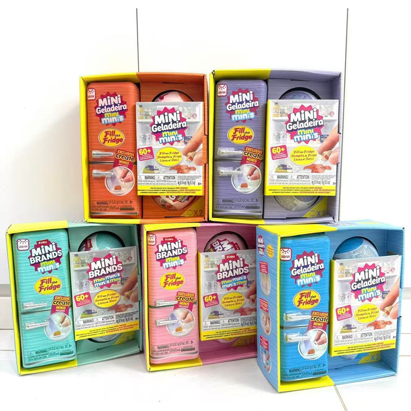 Model Kit Brand - Hochwertige Replika ZURU Mini Brands Mini-Kühlschrank-Set