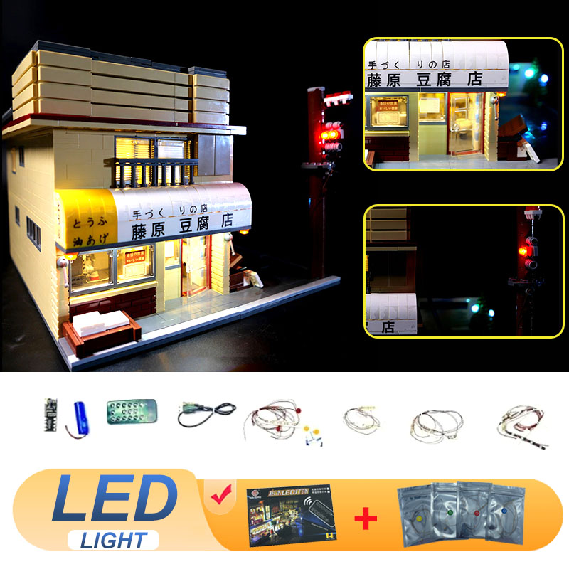 Model Kit Initial D - LED-Lichtset für LEGO C61031 Initial D