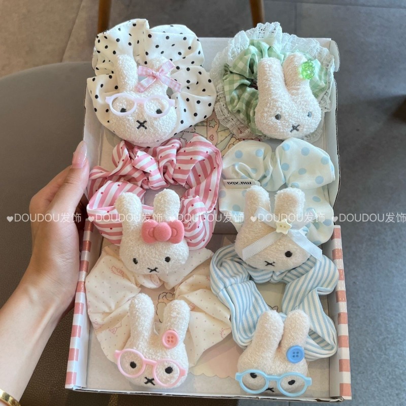 Model Kit Accessories - Neues Miffy Süßes Haargummi, Voluminöses Haarband,
