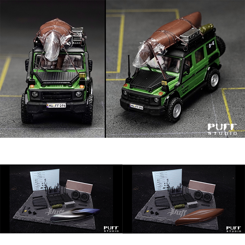 Model Kit Accessories - PuffStudio 1/64 Boot-Kit Geeignet für Automodell-Modifikationszubehör