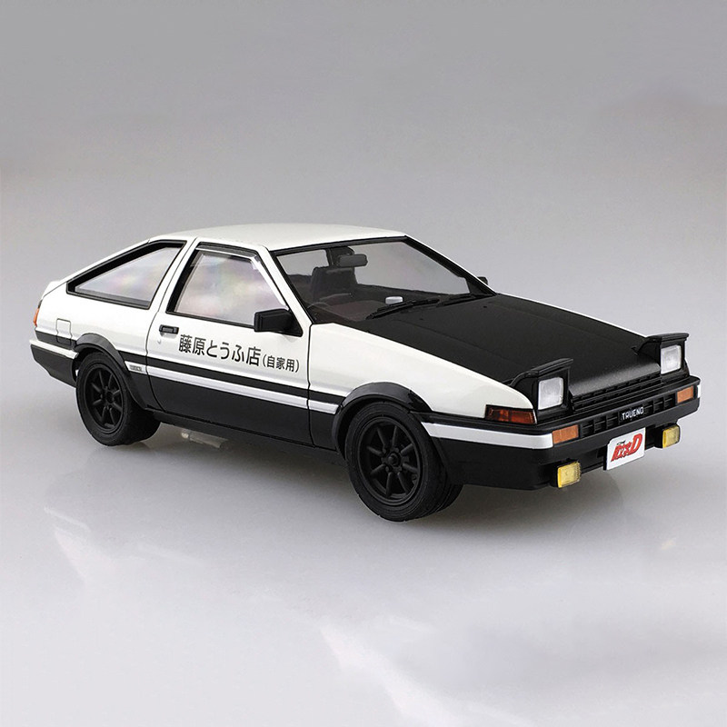 Model Kit Initial D - Statisch zusammengebautes Automodell Aoshima-05961-B 1/24 Initial