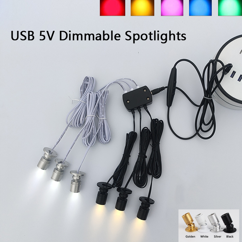 Model Kit Display Case - LED USB 5V Dimmbare Schrankleuchten Downlight