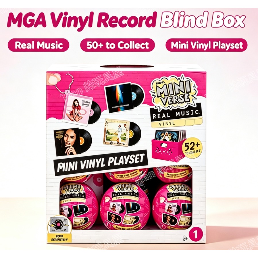 Model Kit Brand - Brandneue MgaMiniverse NFC Vinyl Mini-Spielbare Schallplatten-Serie