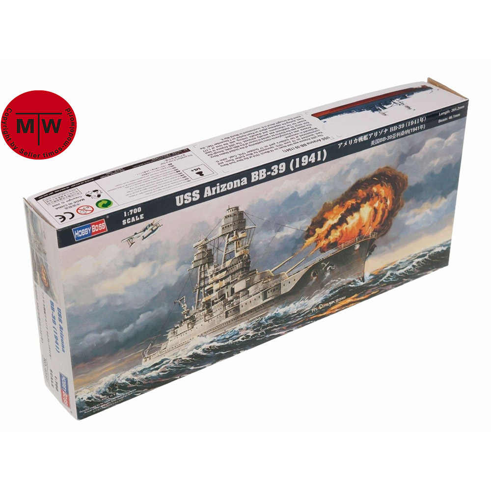 Model Kit Uss Arizona - HobbyBoss 83401 USS Arizona BB-39 (1941)