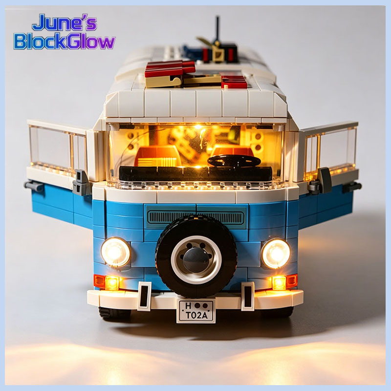 Model Kit Volkswagen - LED-Beleuchtungsset für LEGO Volkswagen T2 Camper
