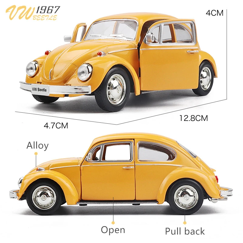 Model Kit Volkswagen - 1:36 Volkswagen Beetle 1967 Oldtimer Hohe