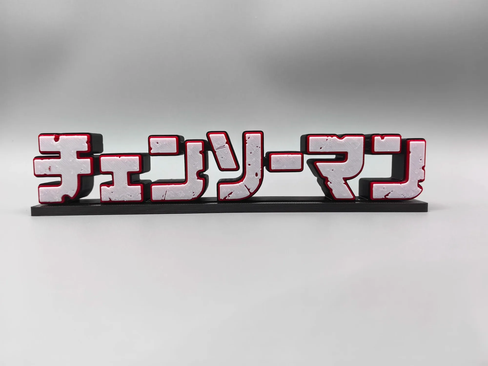 Anime Kettensäge Mann 3D Logo  – Model Kit Chainsaw Man Bewertung und Preis