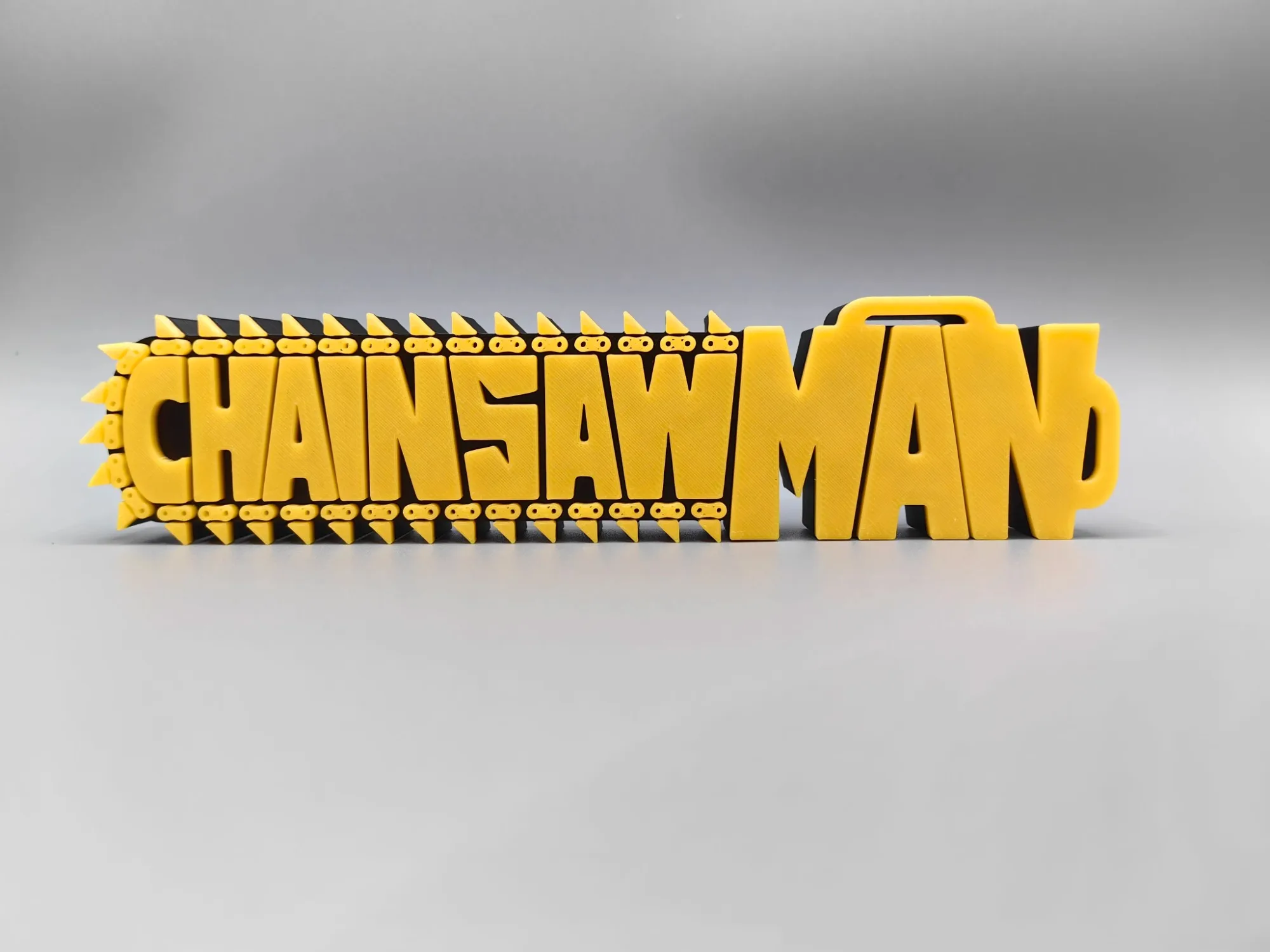 Anime Kettensäge Mann 3D Logo  – Model Kit Chainsaw Man Bewertung und Preis