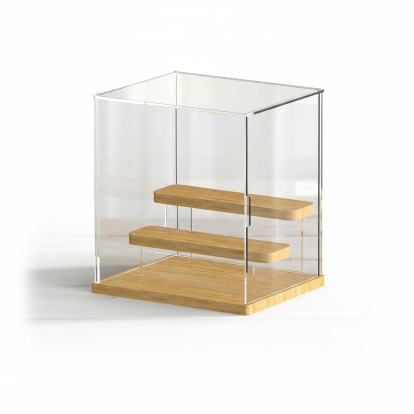 Klare Acryl-Vitrine mit Holz-E – Model Kit Display Case Bewertung und Preis