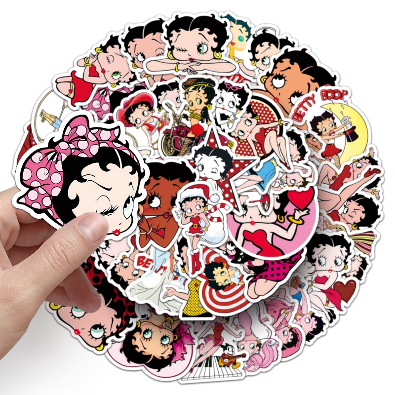 Betty Boop 50 Aufkleber mit ho – Model Kit Game Bewertung und Preis