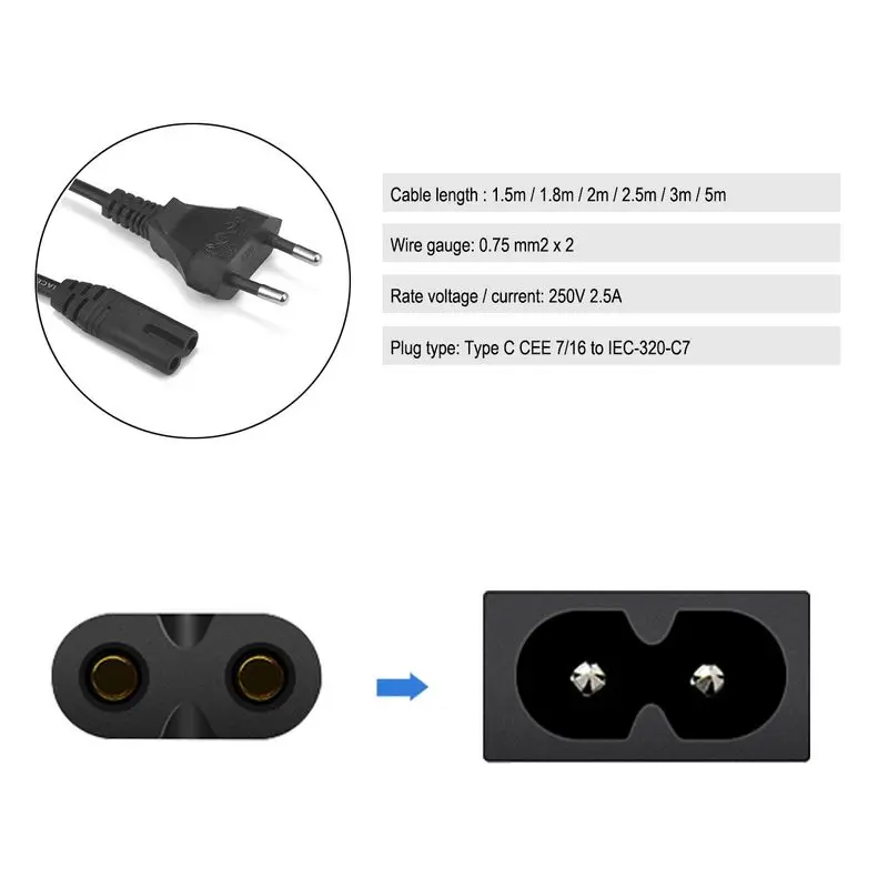 EU-Stecker-Netzteilkabel IEC C – Model Kit Chainsaw Man Bewertung und Preis