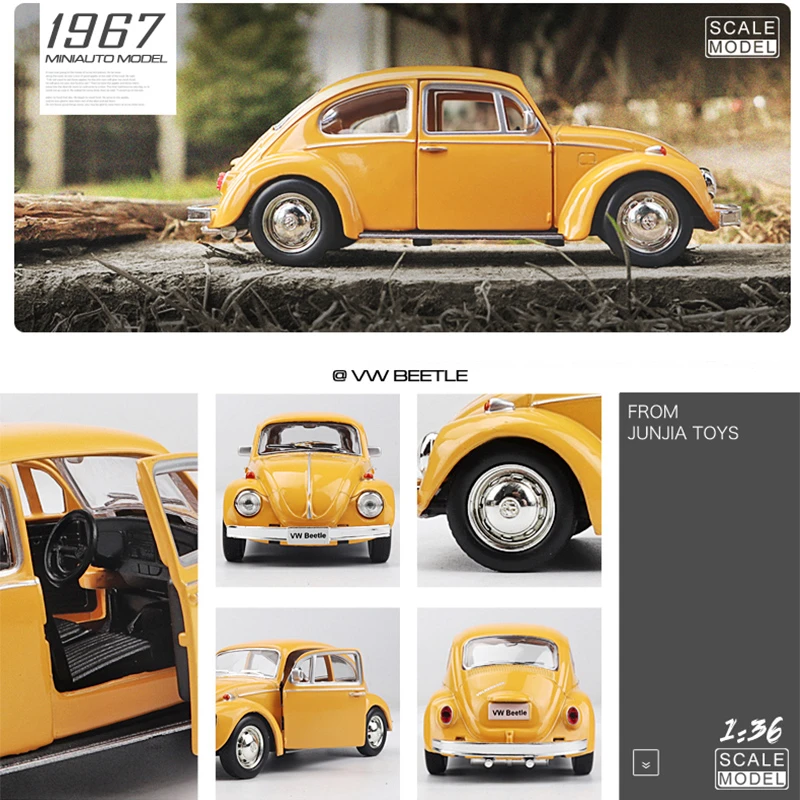 1:36 Volkswagen Beetle 1967 Ol – Model Kit Volkswagen Bewertung und Preis